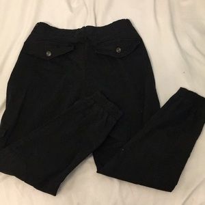 black cargo pants